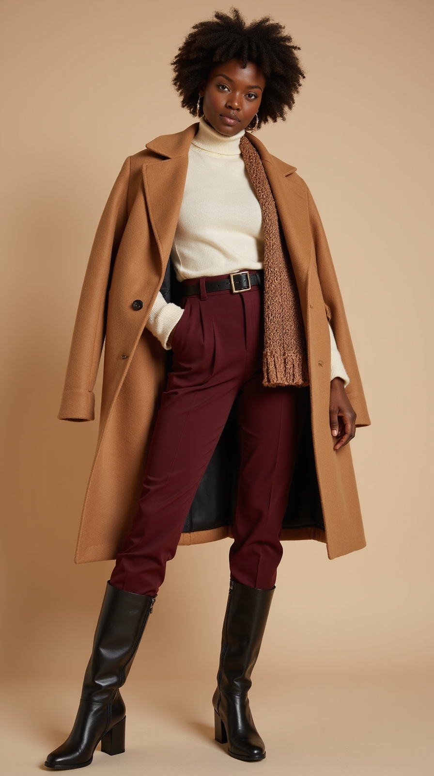 chic cozy winter looks for black women