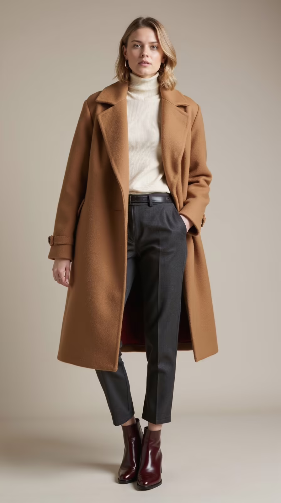 chic cozy winter officewear