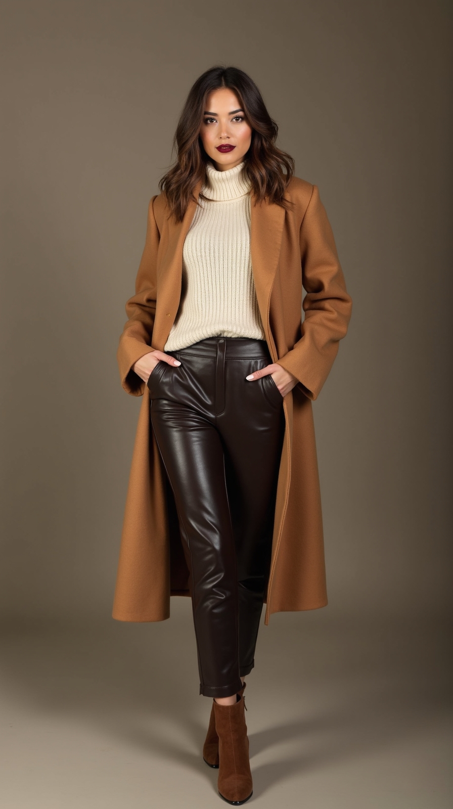 chic layered winter nightwear