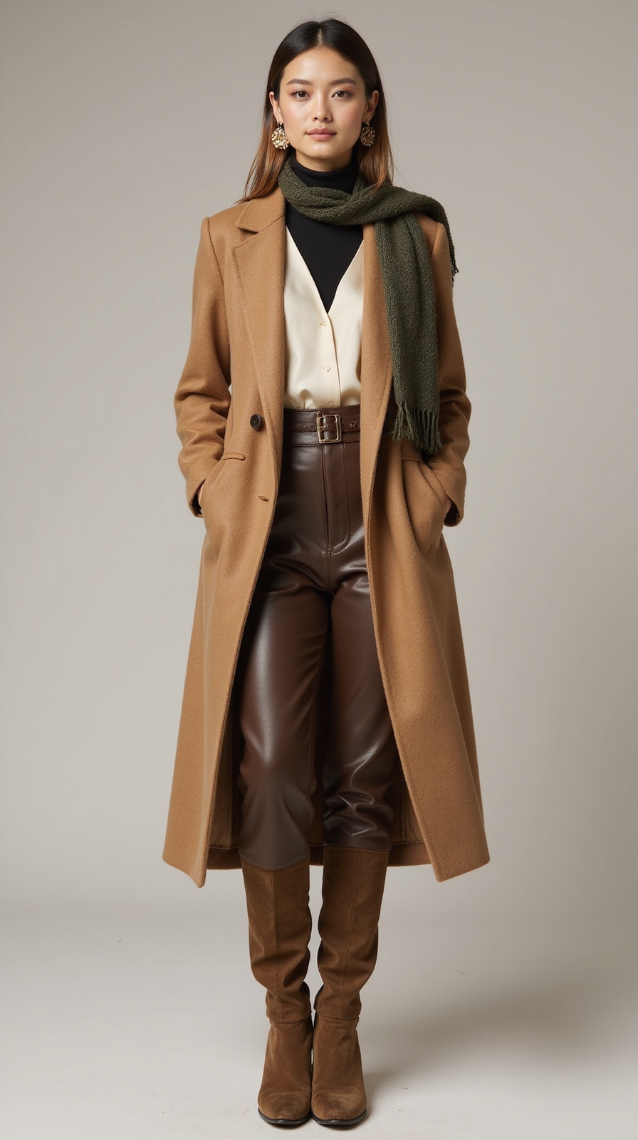 chic warm winter going outfits