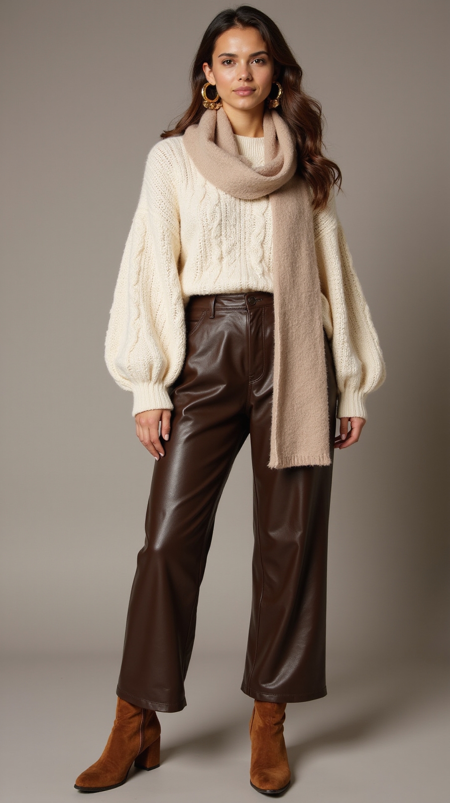 chunky to fine layered knitwear