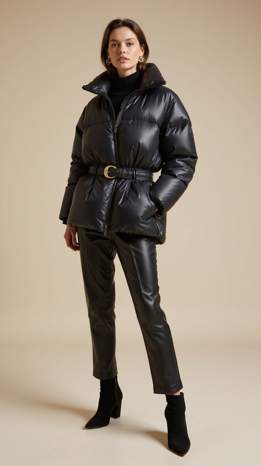 cinch waist luxe textured accents