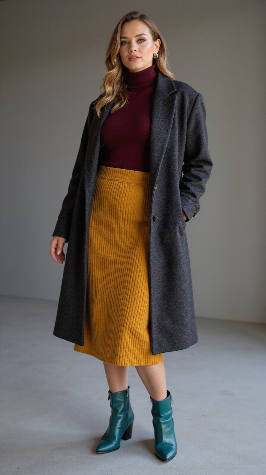 color blocked modern layered styling