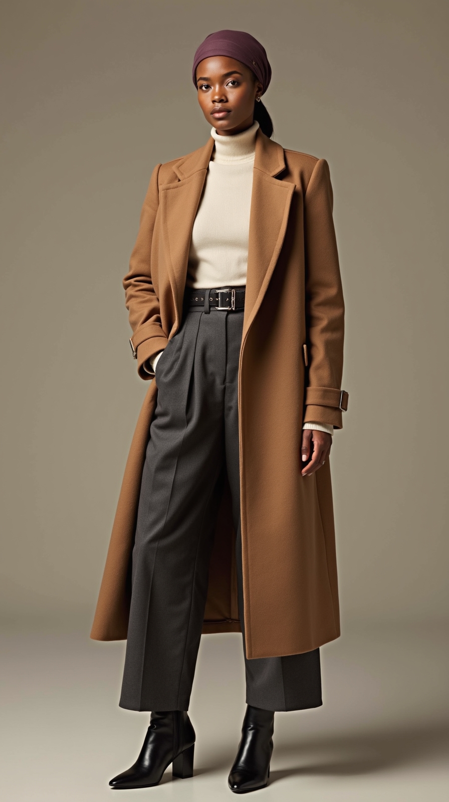 cozy stylish winter modestwear
