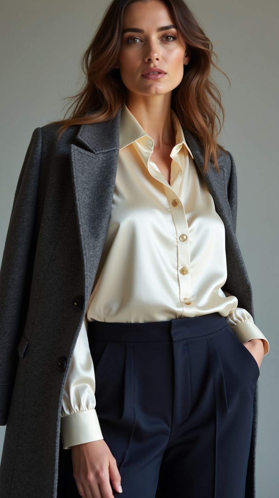 crisp blouses under layers
