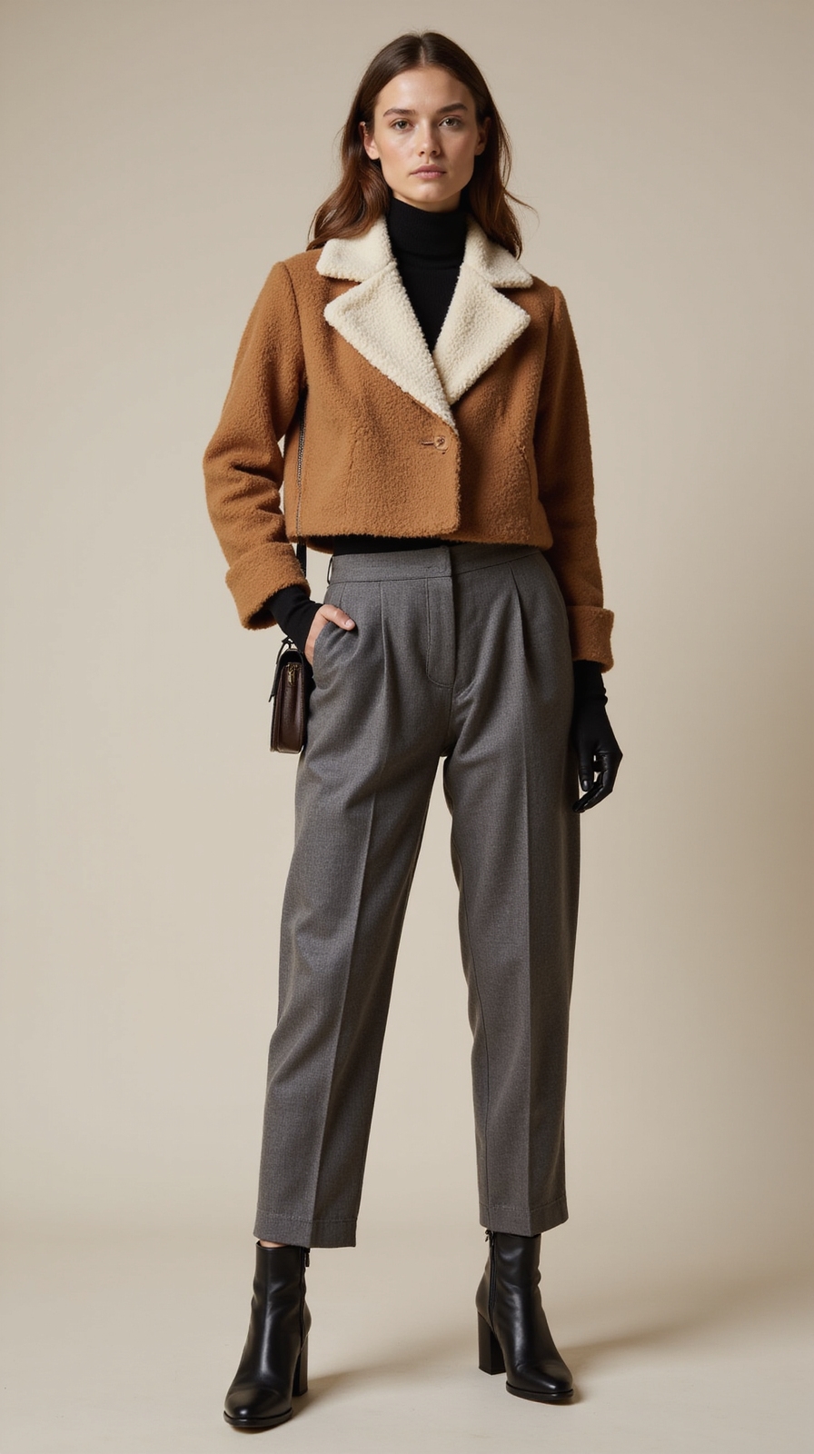 cropped coats elongate petite frames