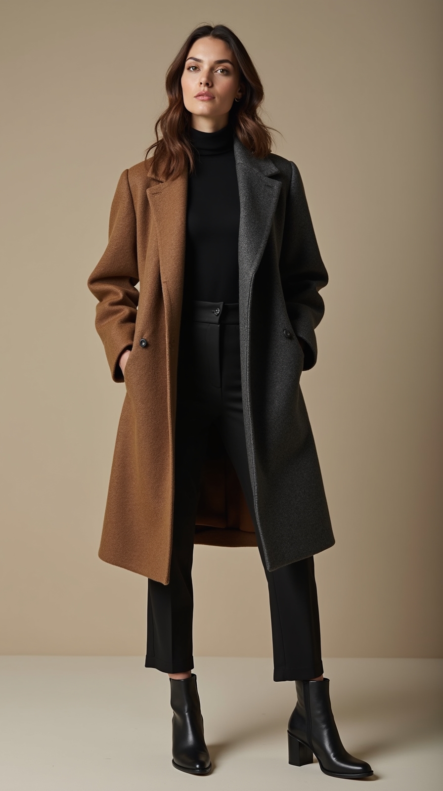 cropped tailored blazer undercoat