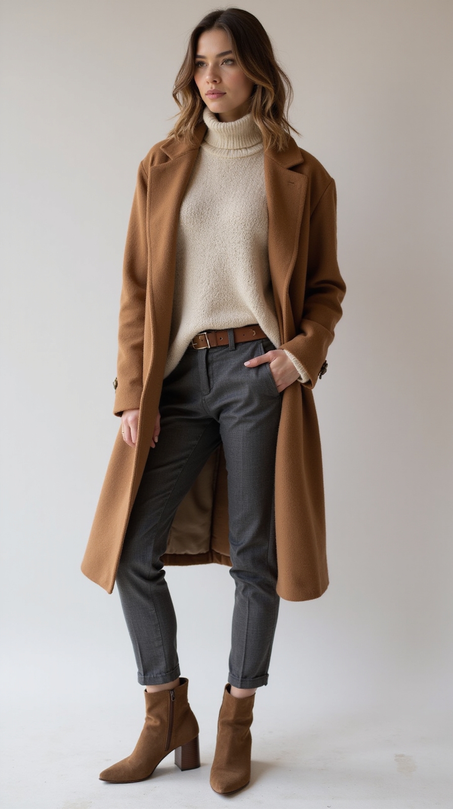effortless layered campus winter style