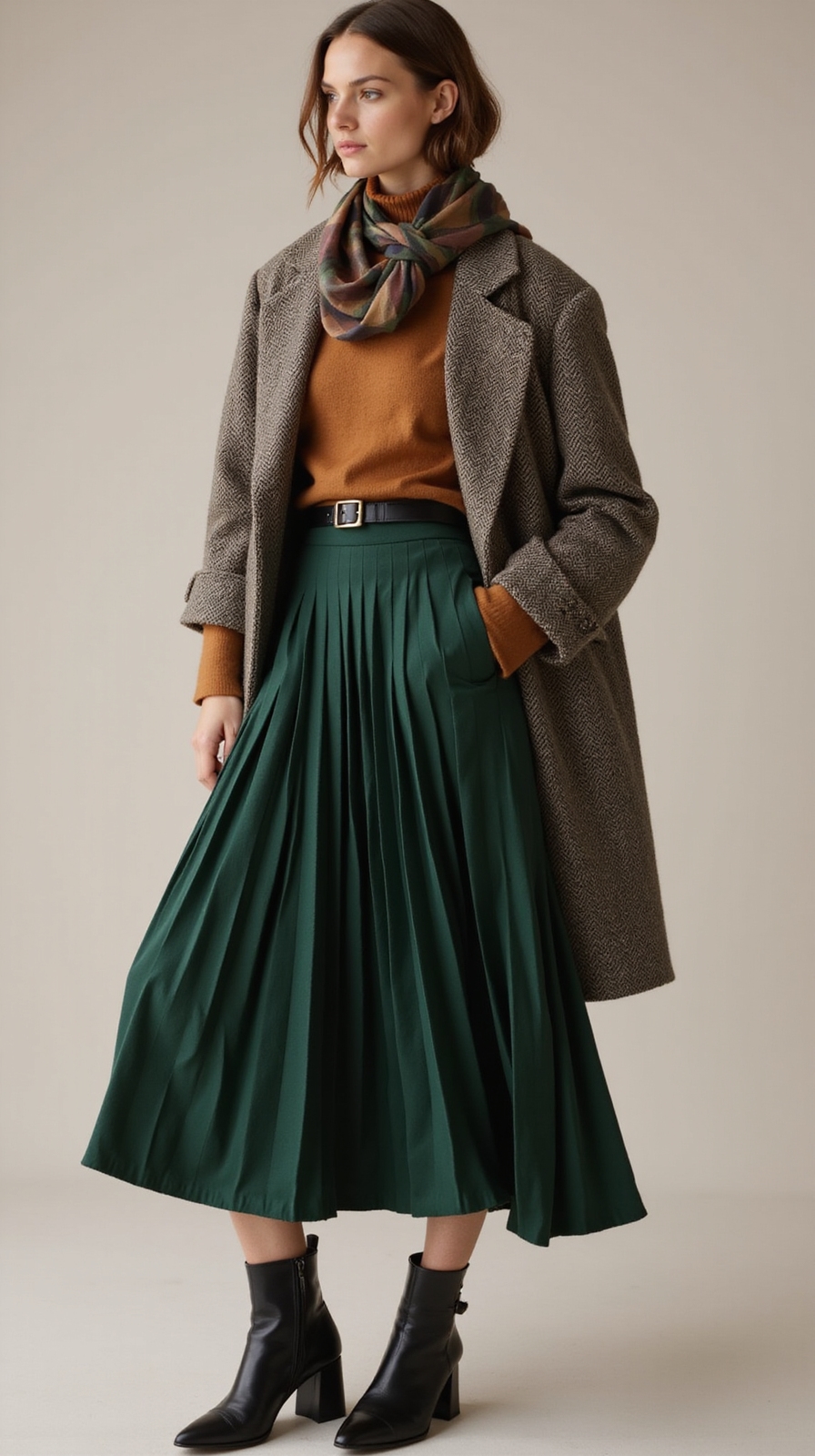 intentional luxe winter skirt