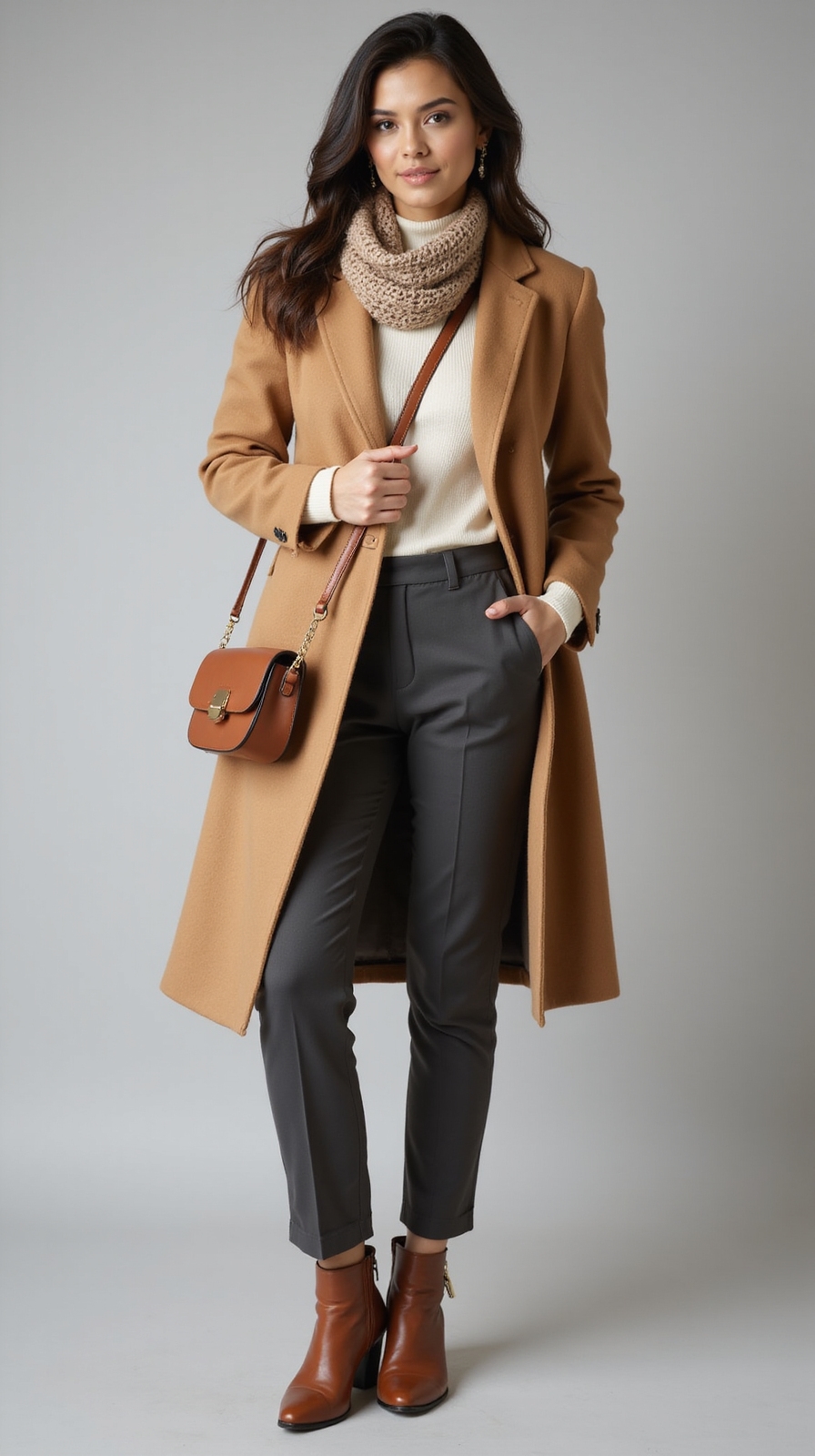 layered polished neutral professional footwear