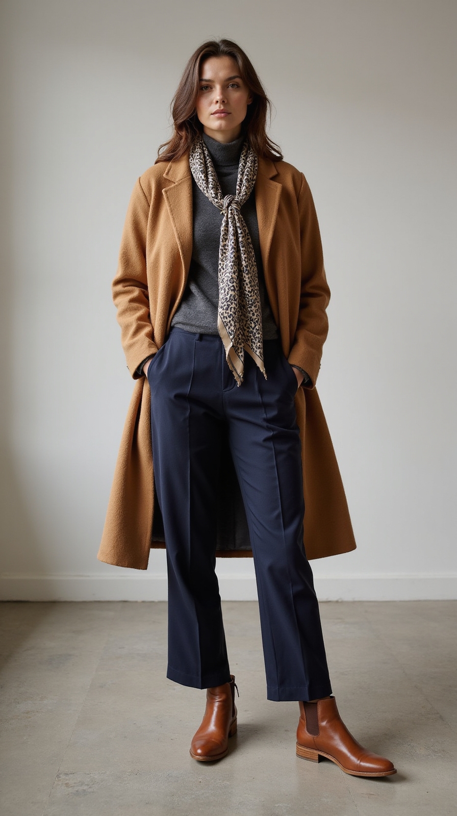 layered tailored professional warmth
