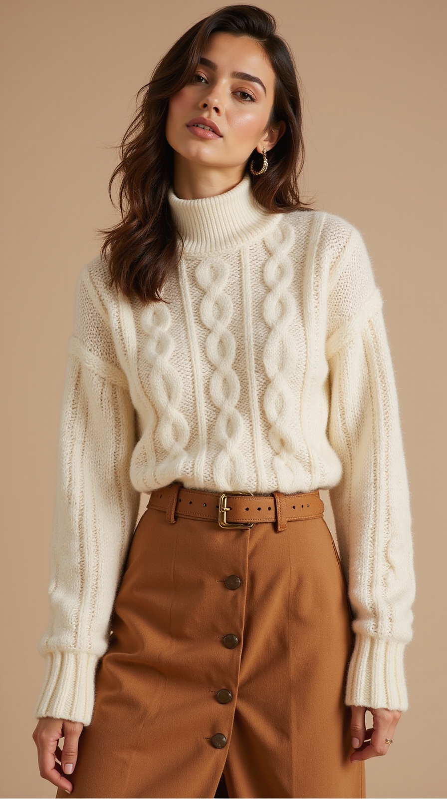 layered textures defined waist