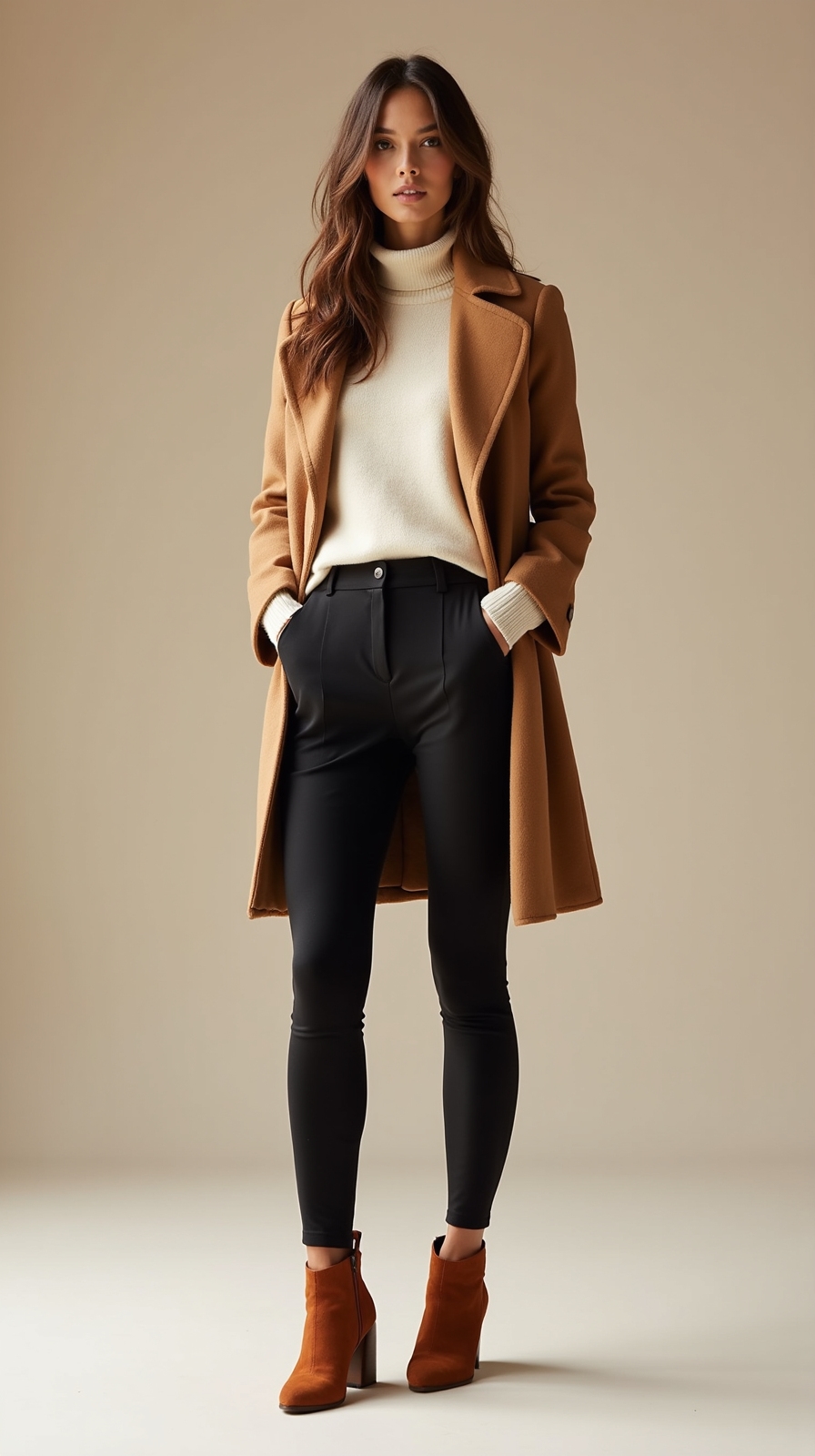 layered winter travel leggings