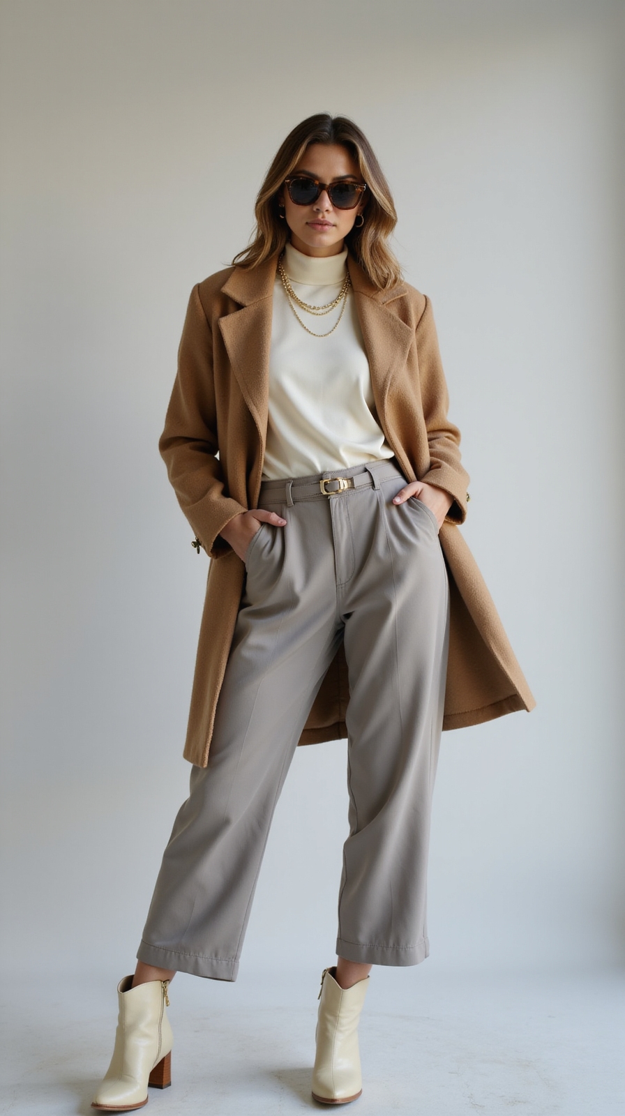 lightening winter outfits with accessories