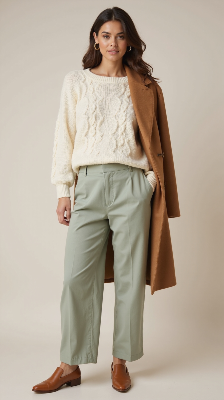 lightweight chunky sweater styling