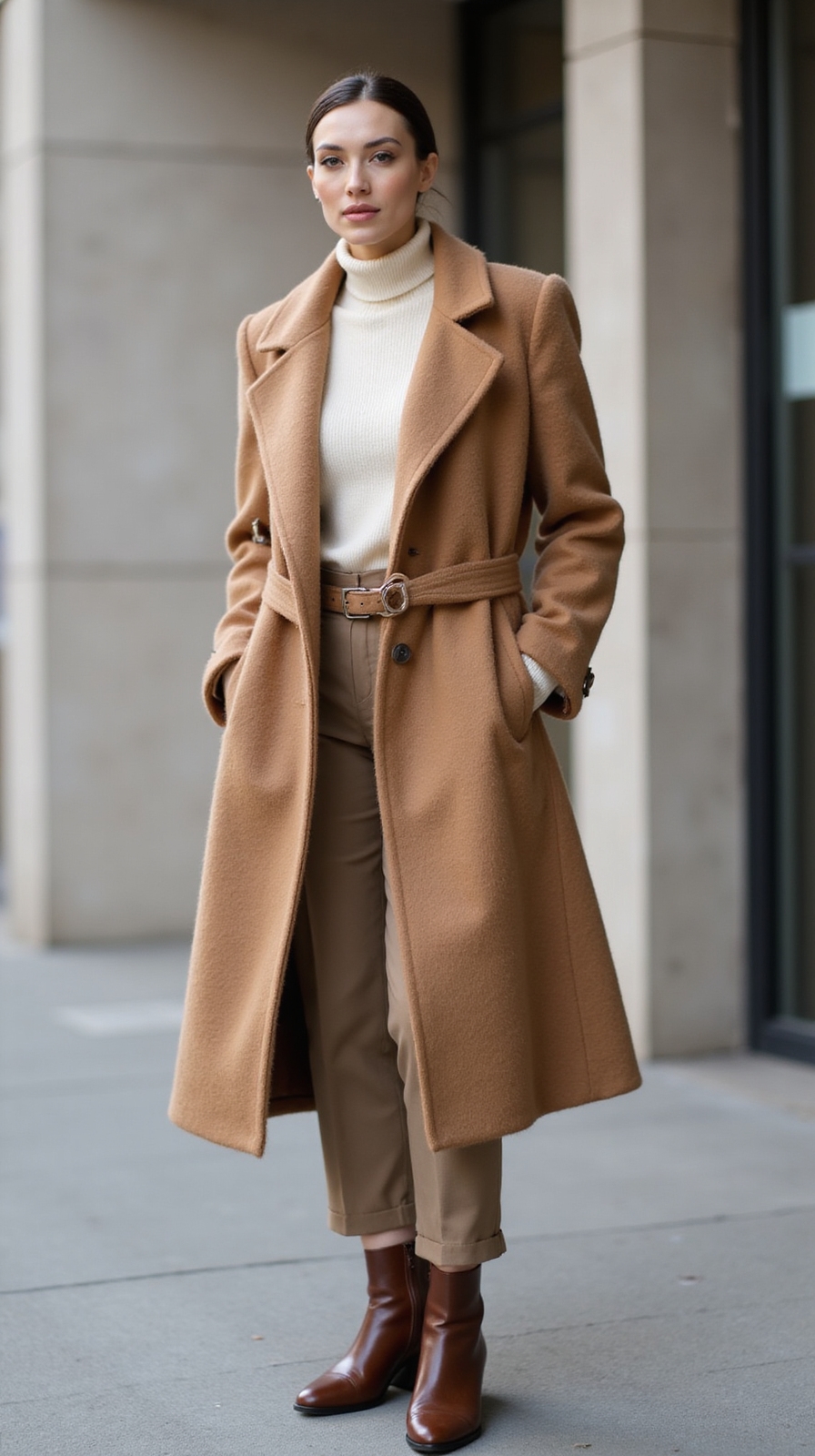 lightweight wool coats layered