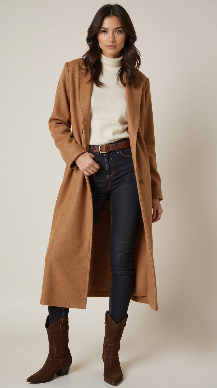 long wool duster outfit