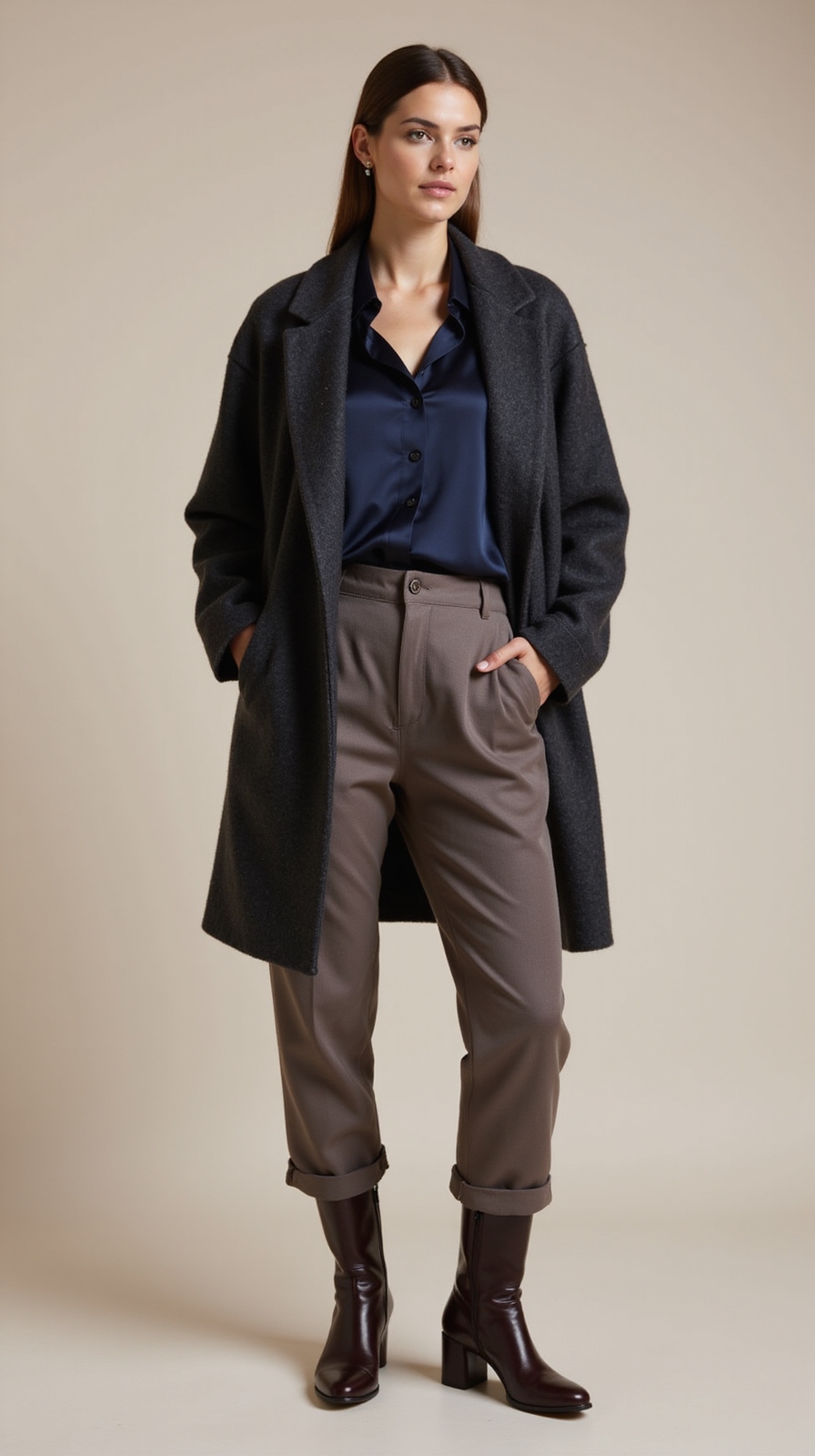 luxurious textured neutral winterwear