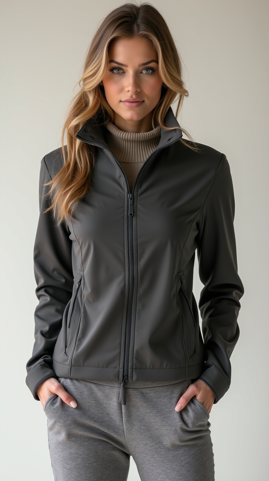 matte weather resistant streamlined joggers