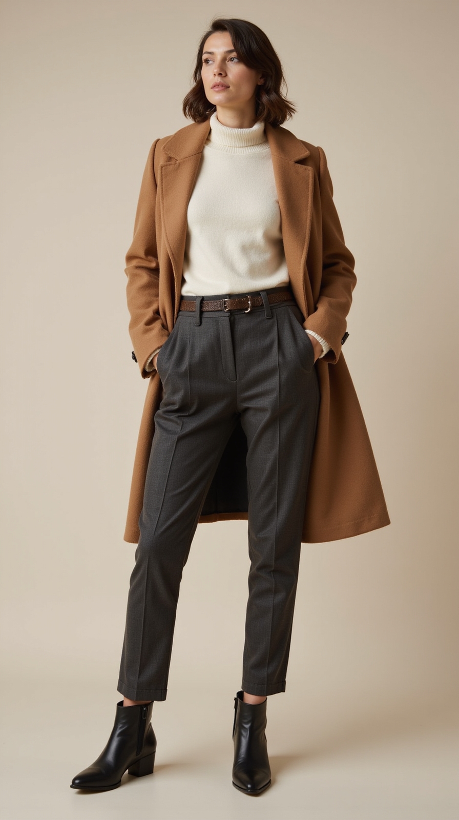 midweight tailored stretch trousers