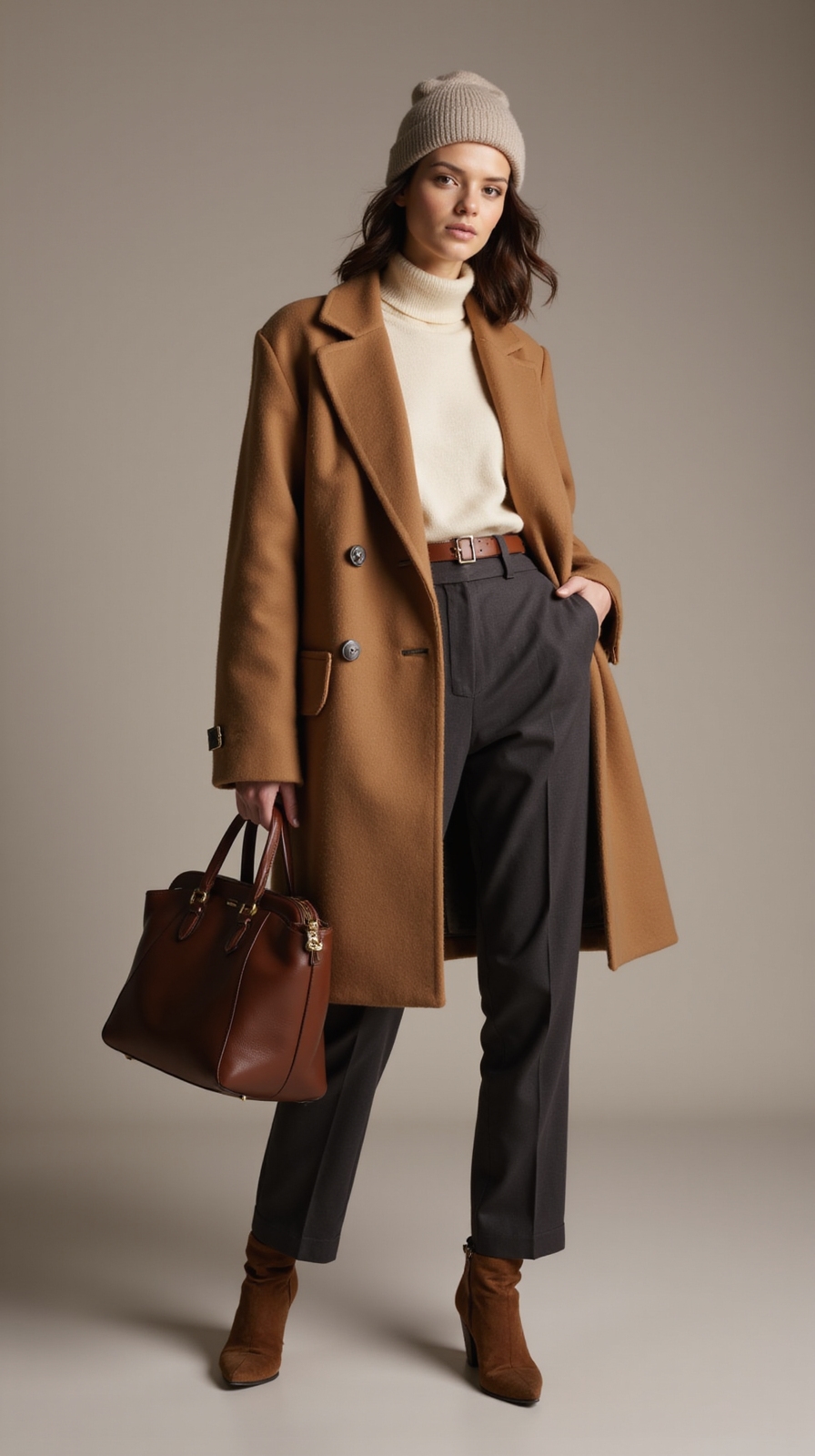 muted minimalist winter accessories