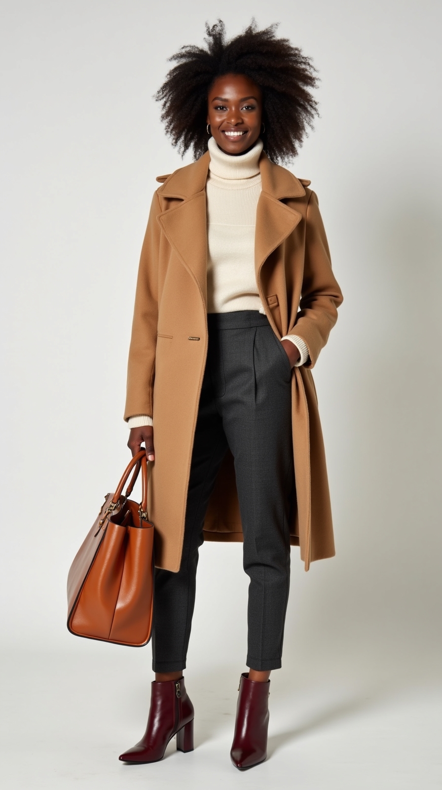 polished comfortable professional neutral accessories