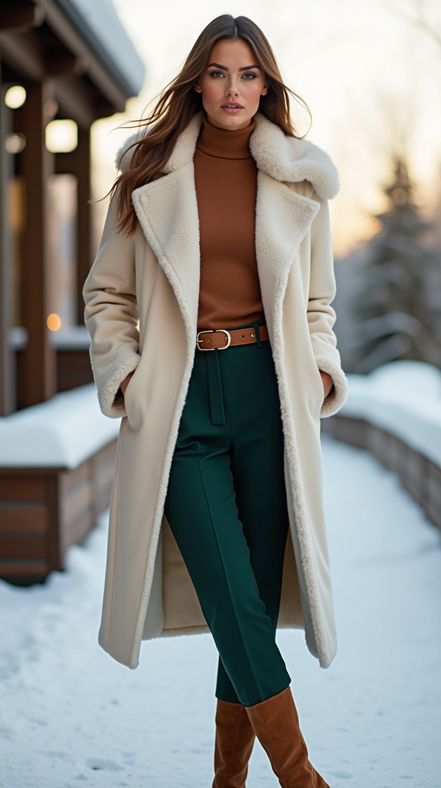 polished cozy alpine apr s ensemble