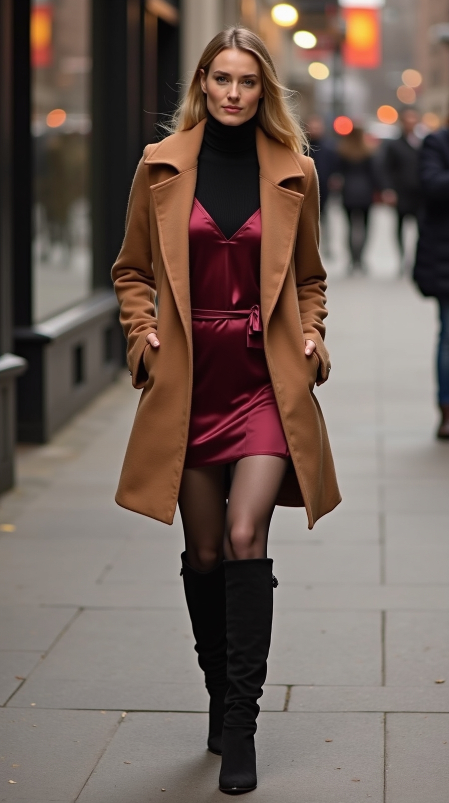 polished weatherproof streamlined boots