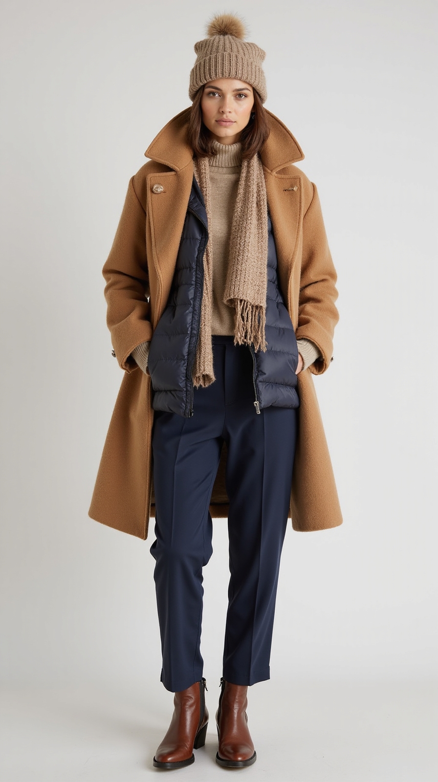 purposeful packable layered warmth