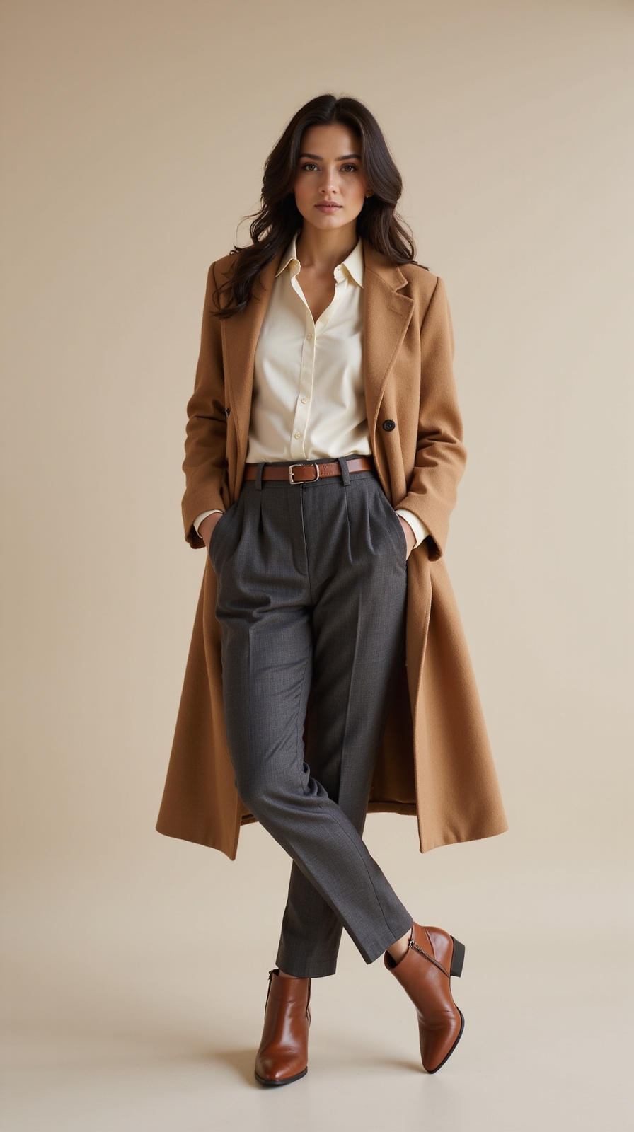 refined neutral palette with accents