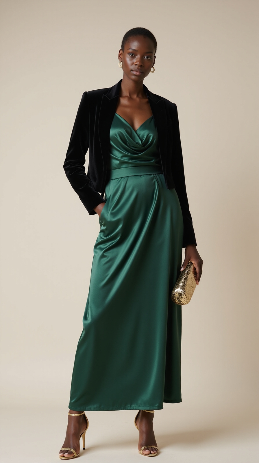 sculpted velvet satin sequins