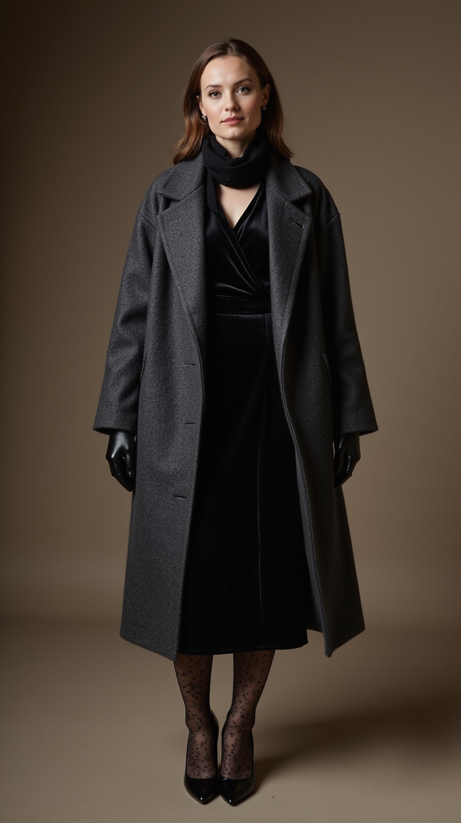 sheer warmth layered elegance