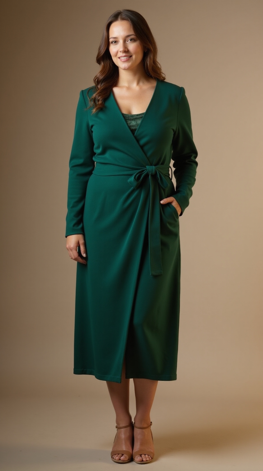 skimming waist defining winter dresses