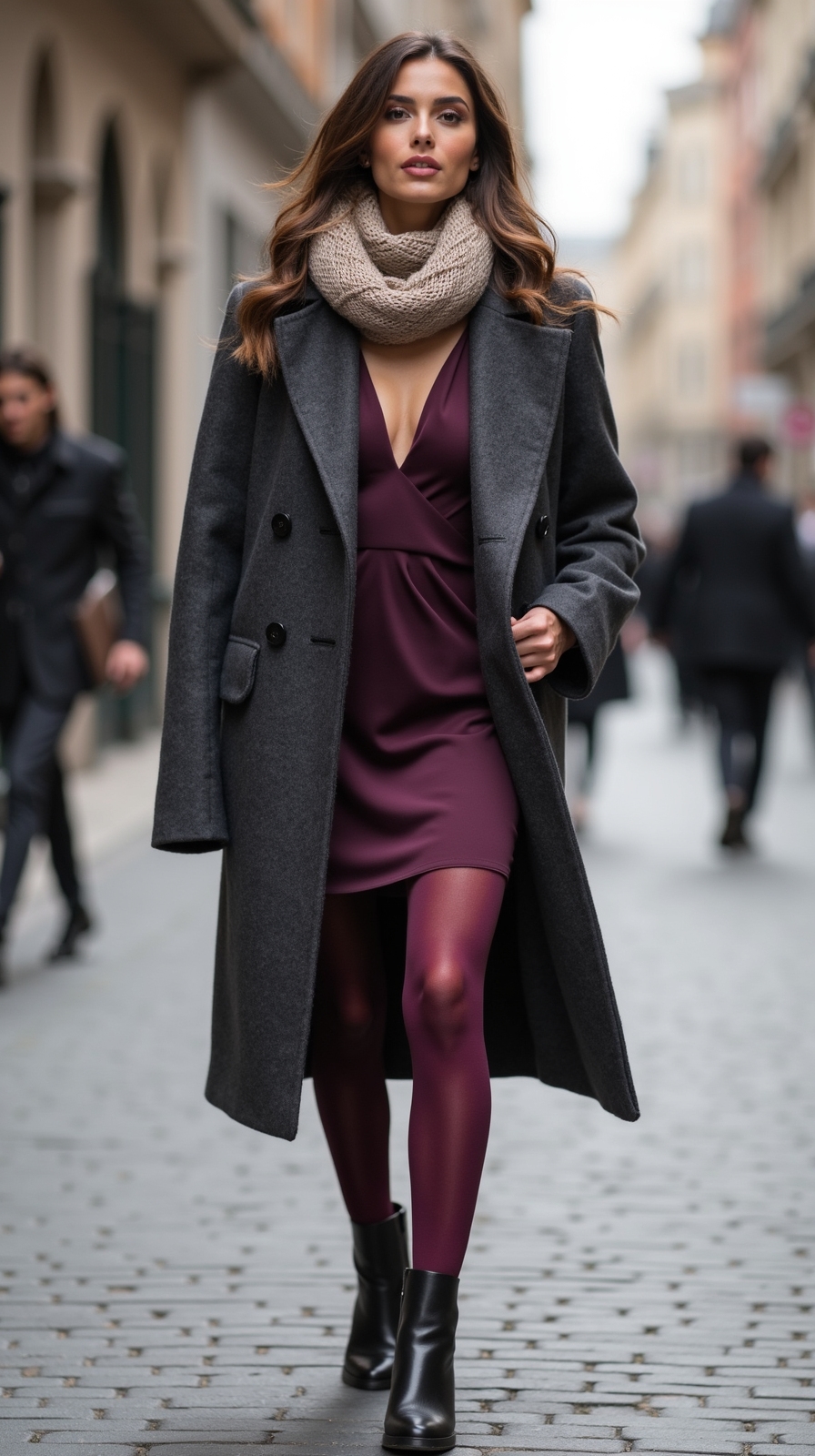 sleek matte high rise layering