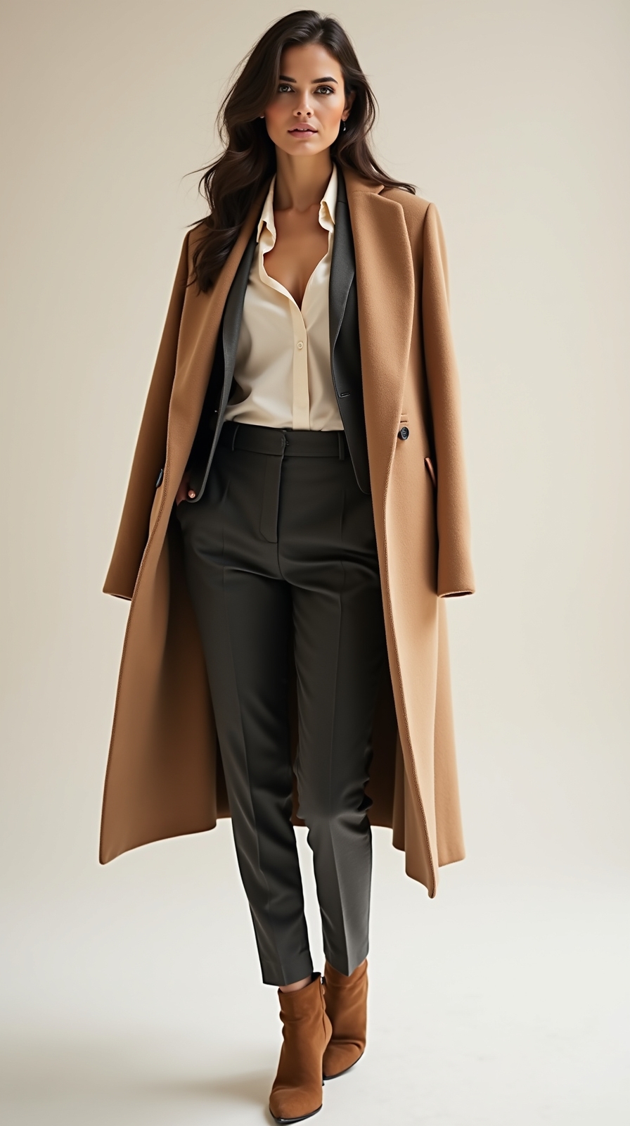 sleek structured polished layering