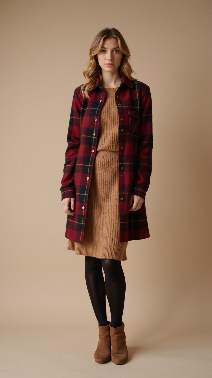slim flannel peeked collar cuffs