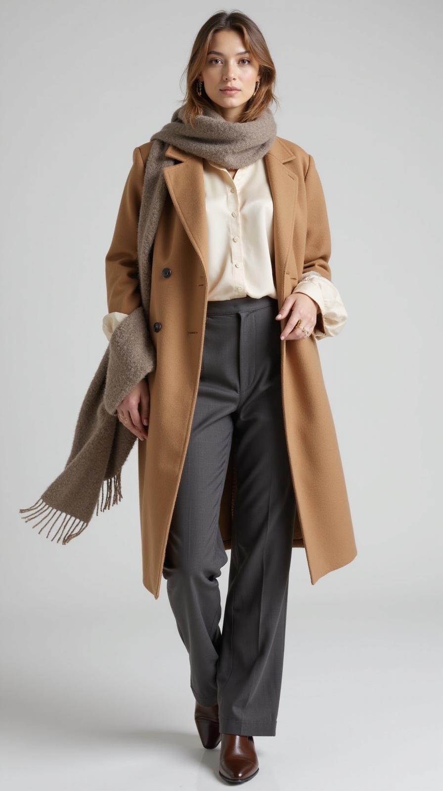 smooth neutral layered shirts