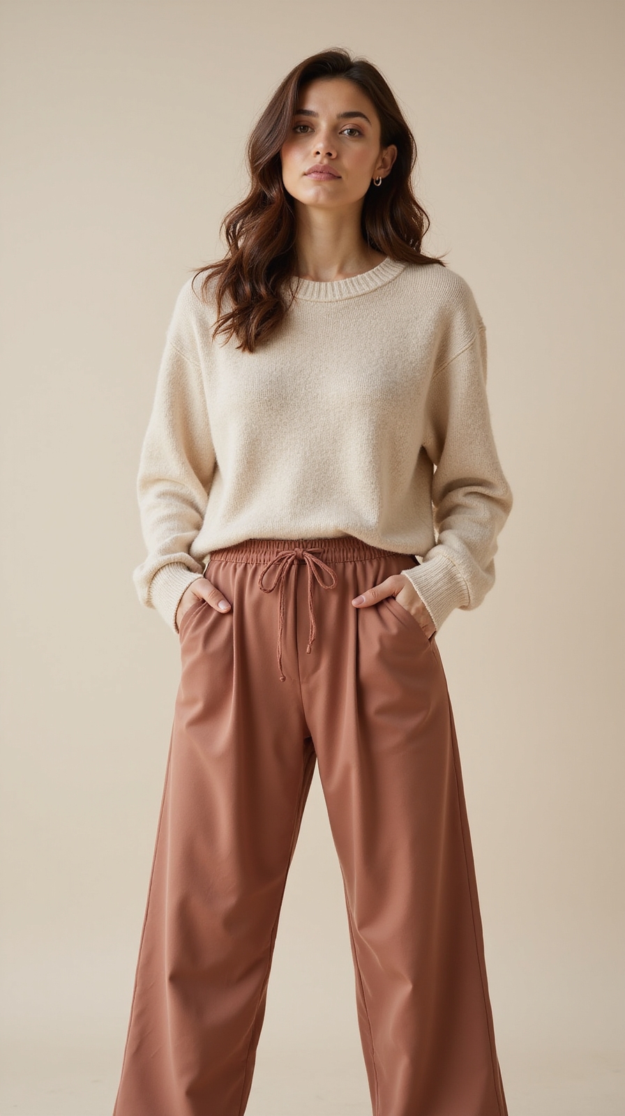 soft knit lounge set ensemble