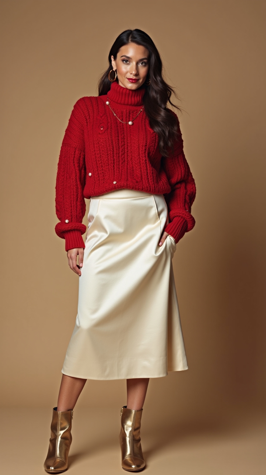 sparkling cozy embellished holiday knitwear
