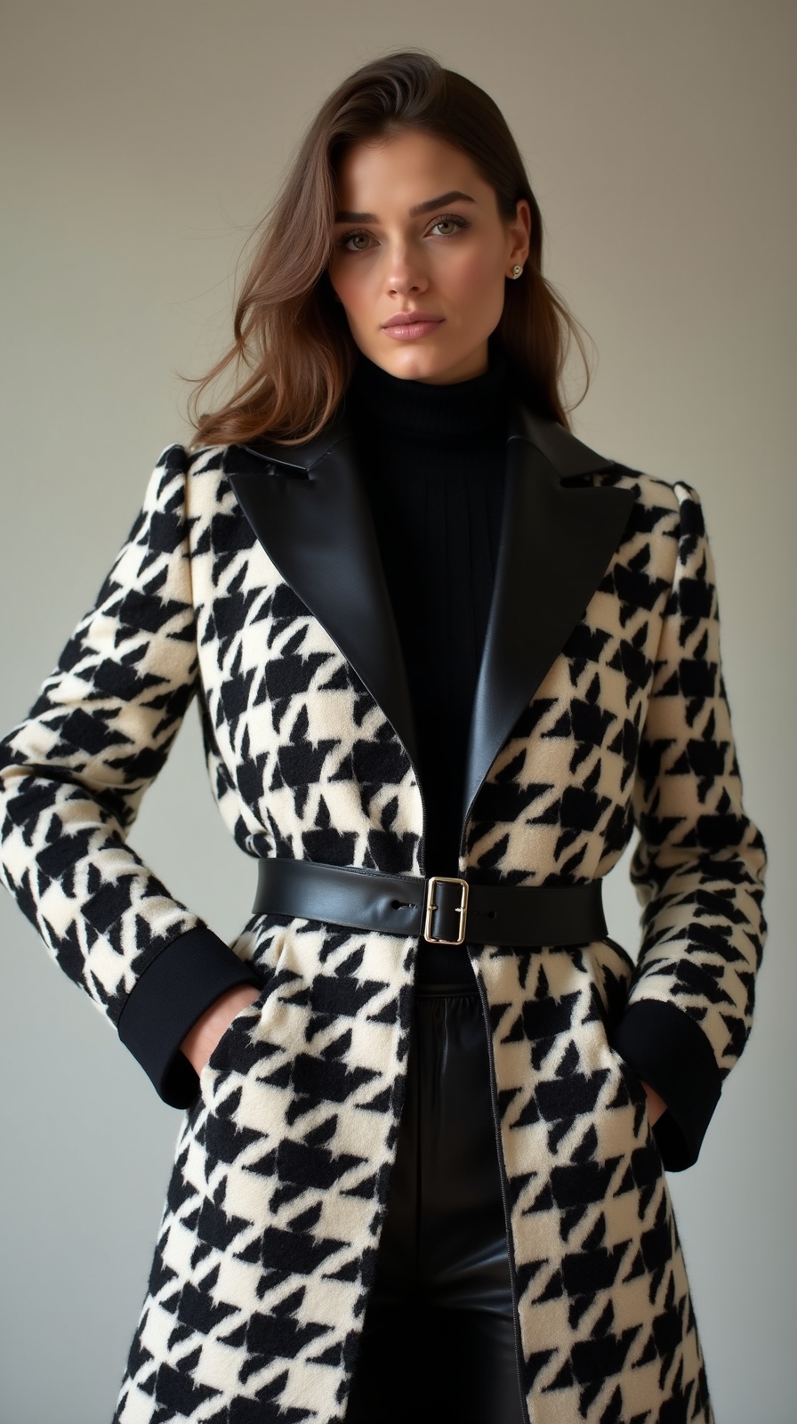 statement making animal print outerwear