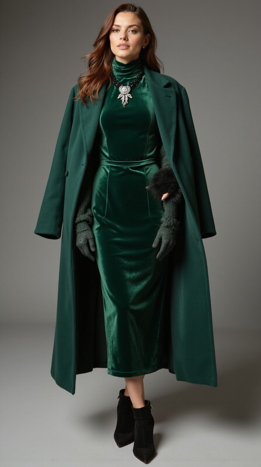 streamlined layered luxe winterwear