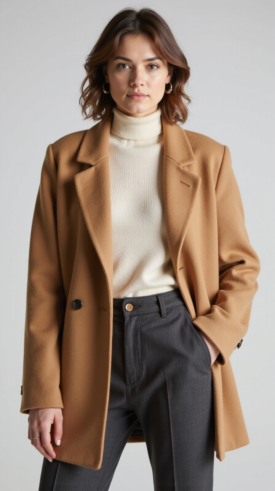 streamlined wool coat tailored ensemble