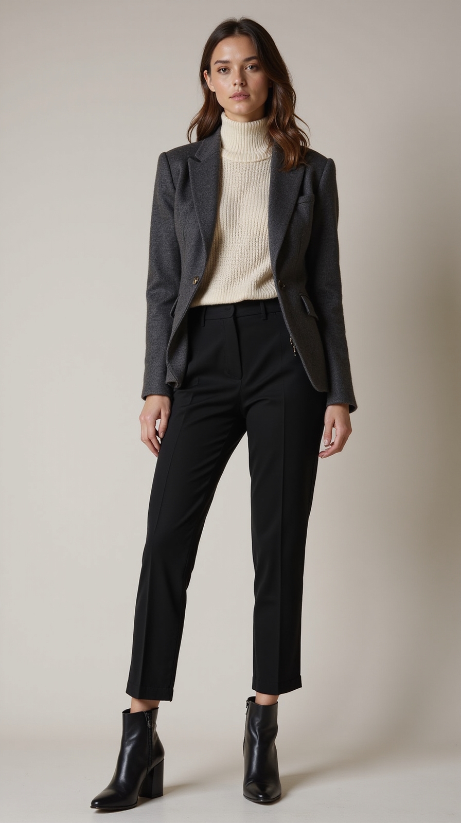 structured blazers over knits