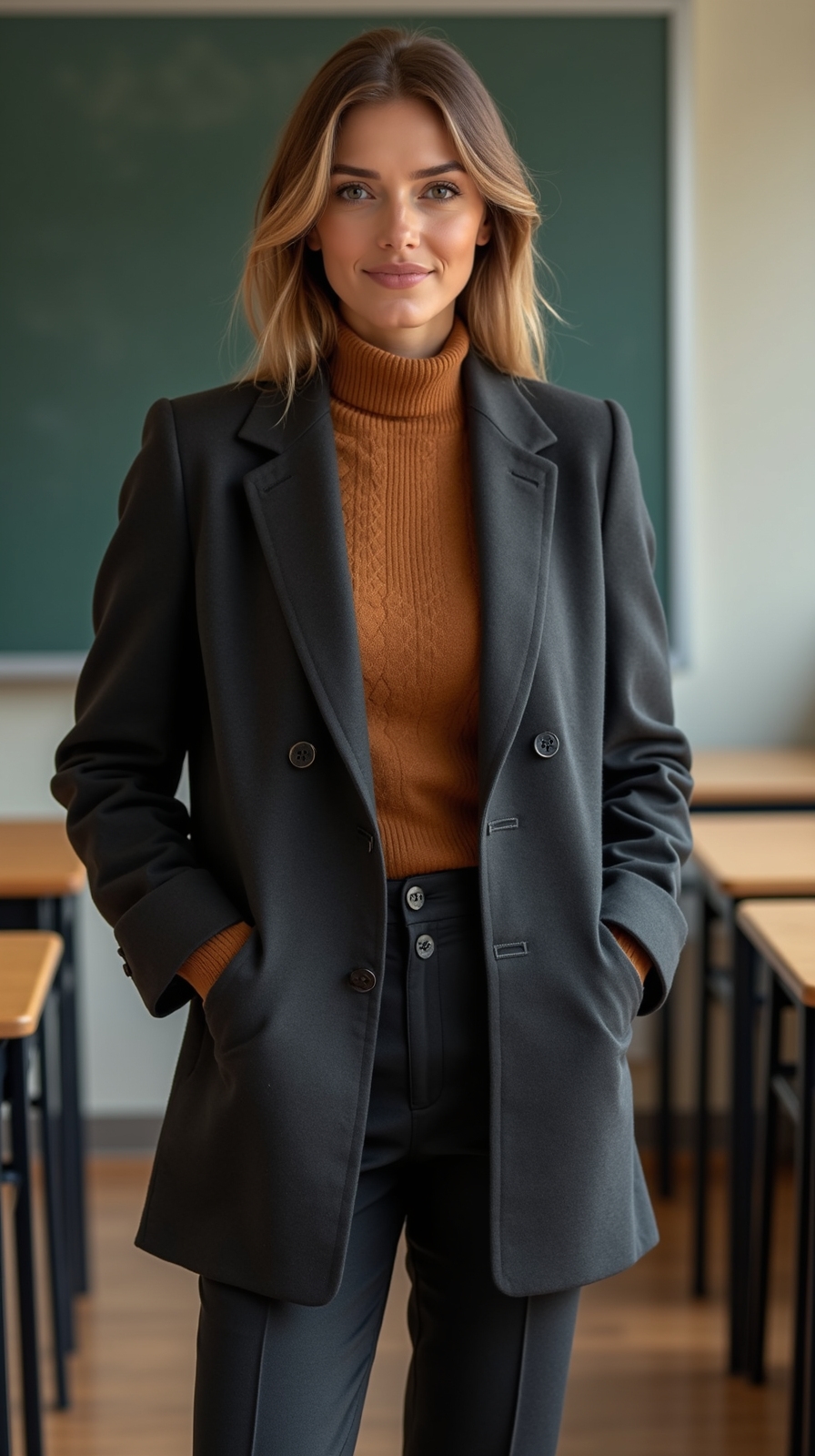 structured insulated blazer styling