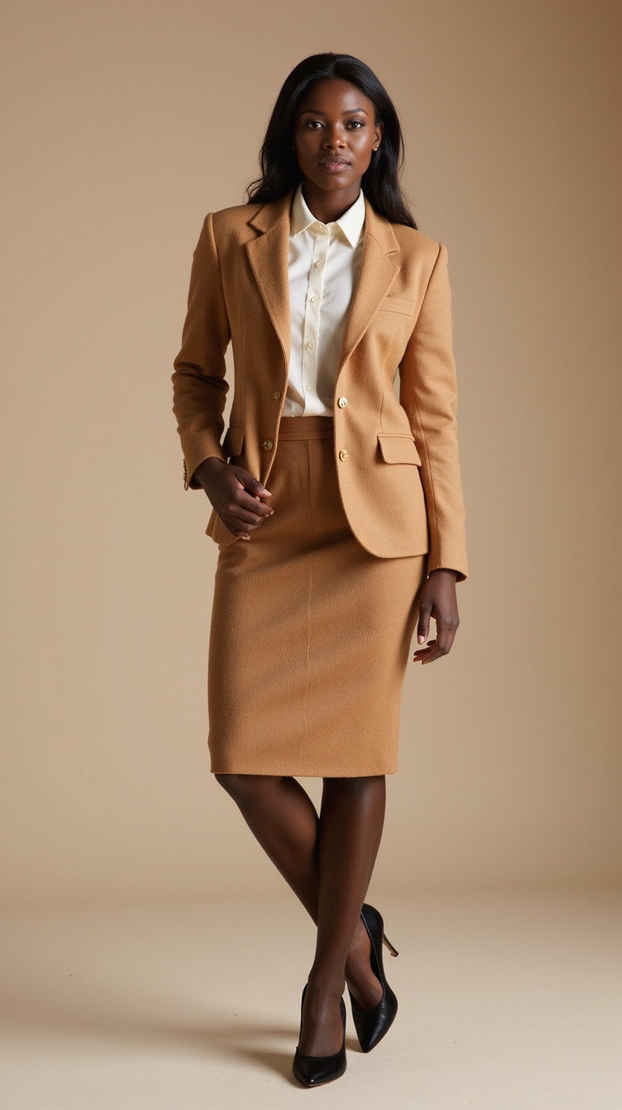 structured polished knitwear silhouettes