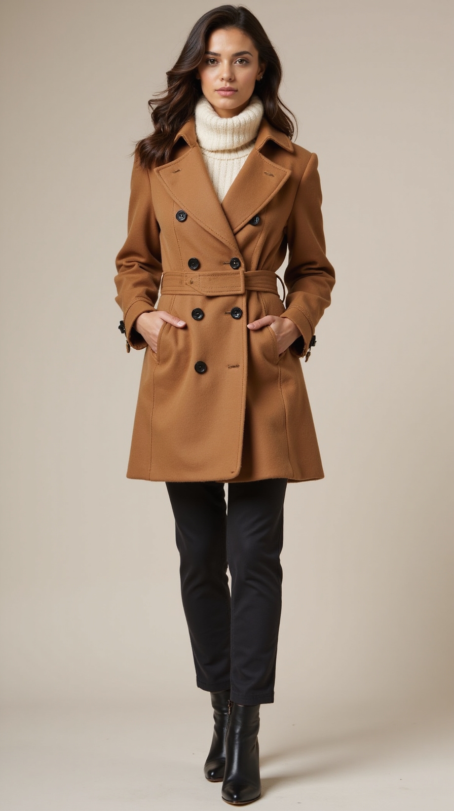 structured waist sleek boots