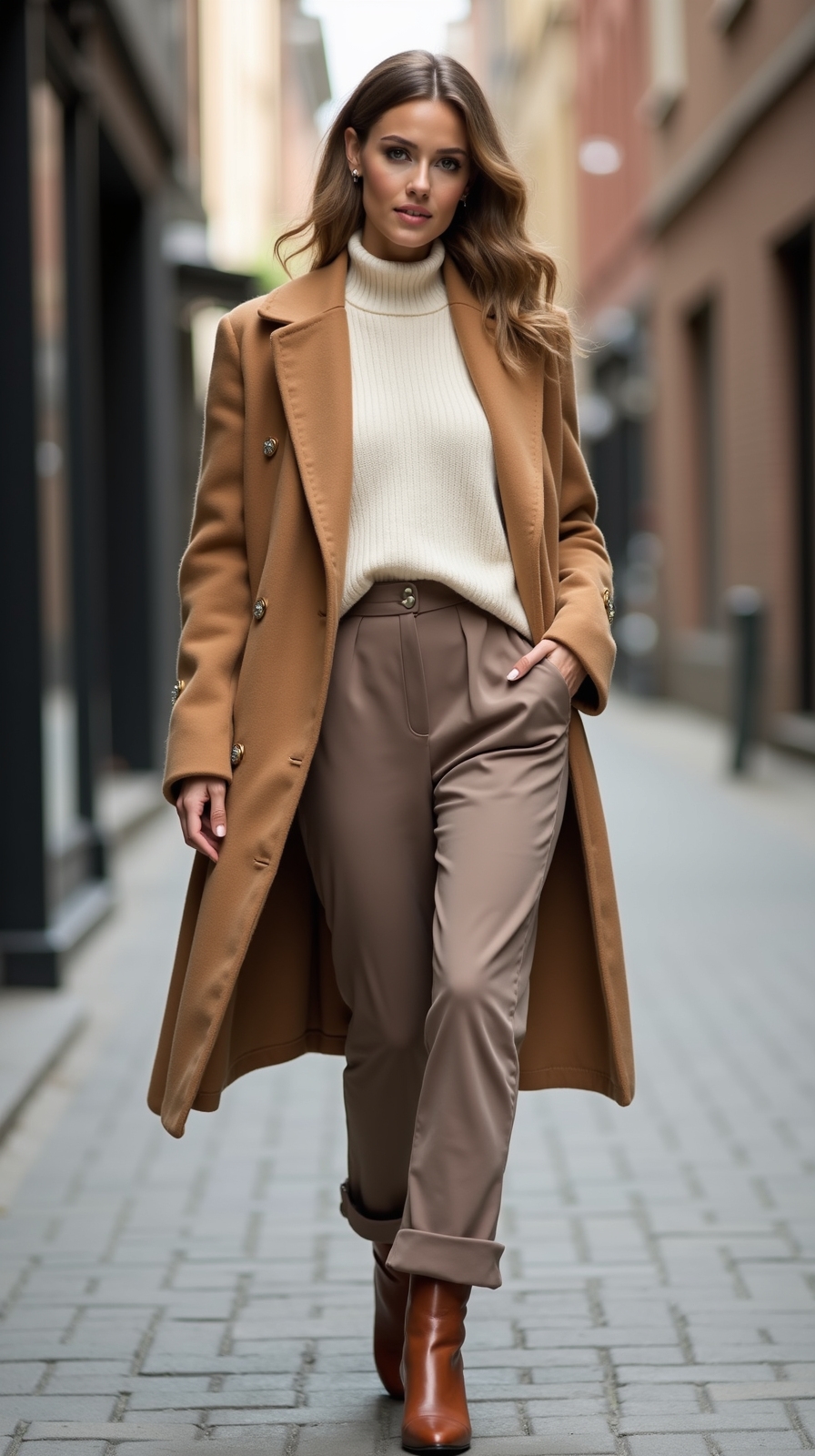 tailored joggers polished cozy ensemble