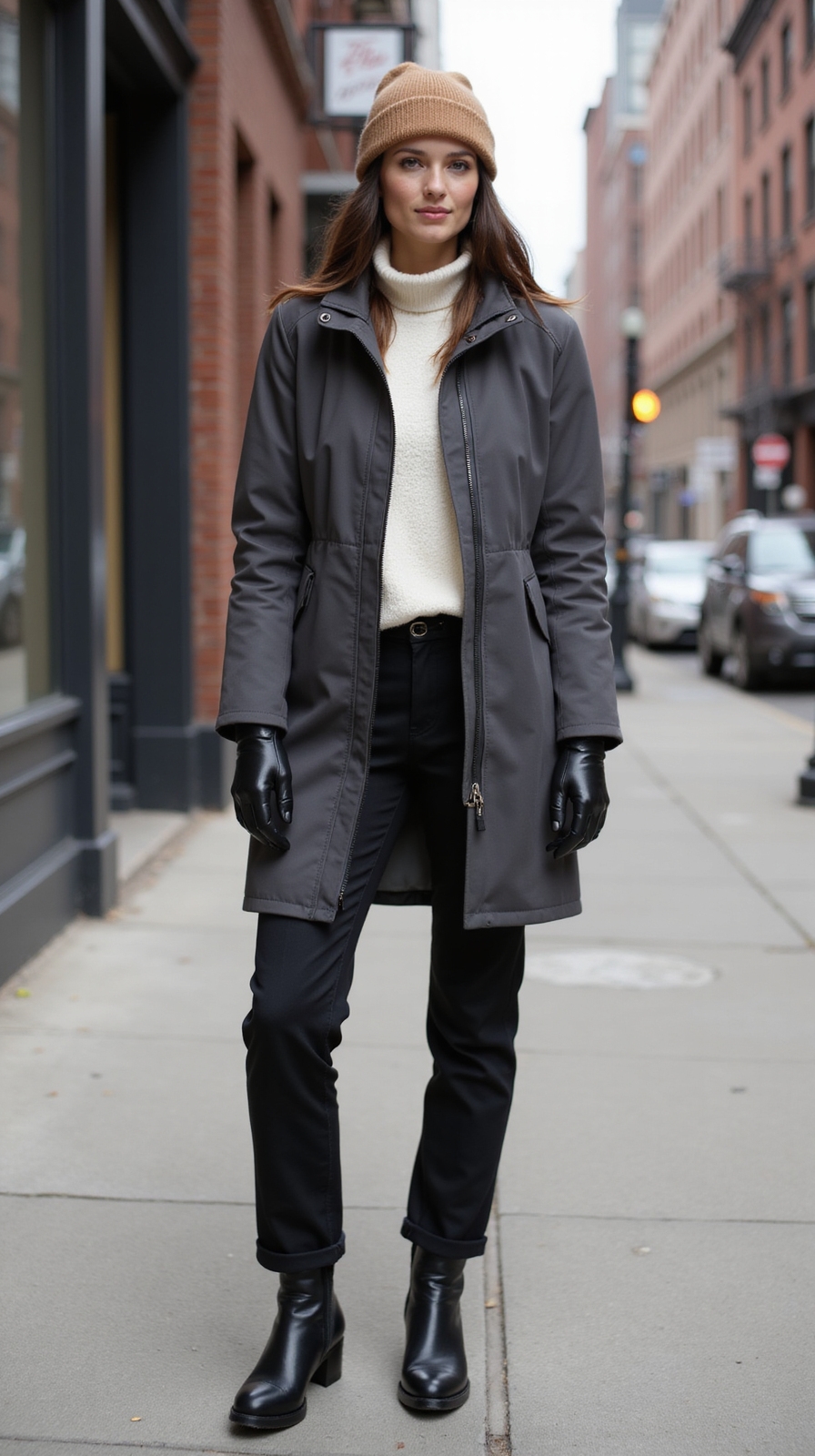 tech shell over fleece midlayer