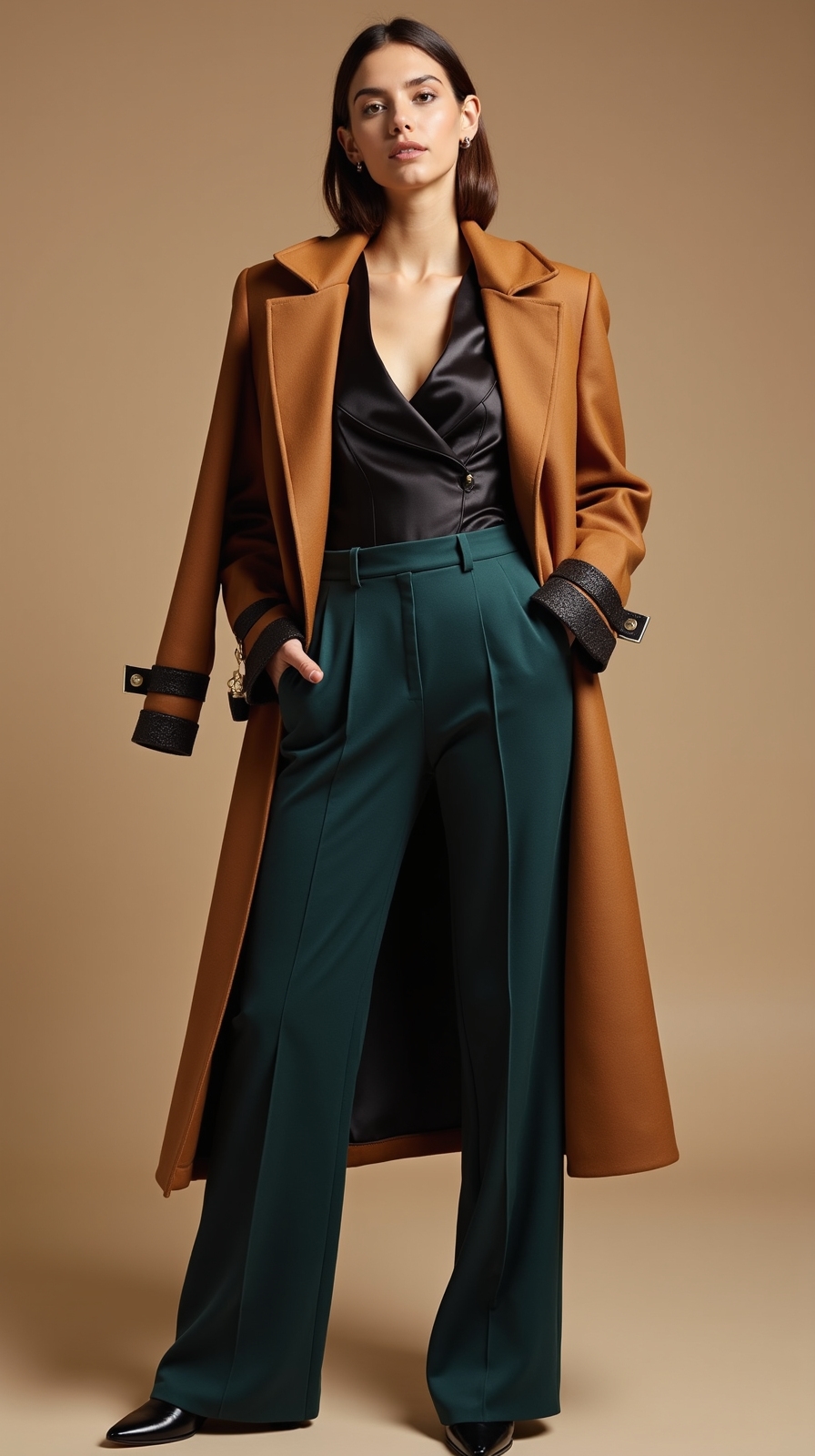 textured elegance meets structured tailoring