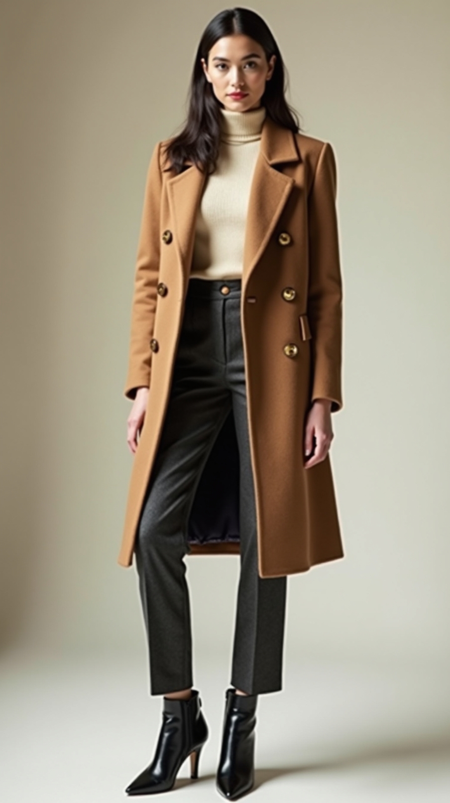 timeless tailored wool coat